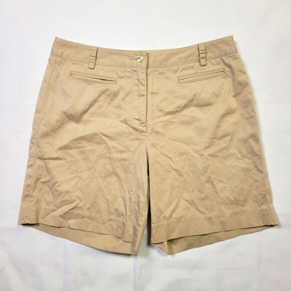 LizGolf Liz Claiborne Women's Tan Shorts - Picture 1 of 11